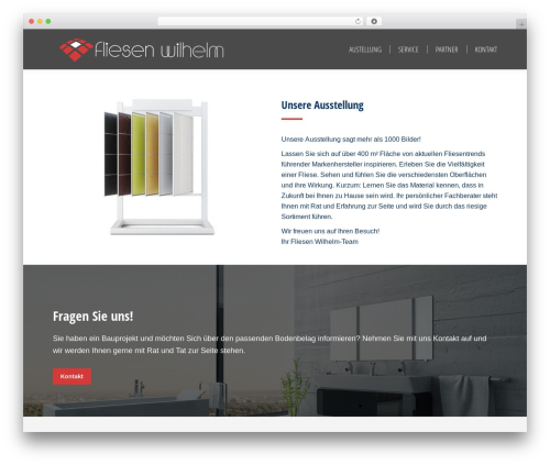 the7dtchild WordPress theme - fliesen-wilhelm.de