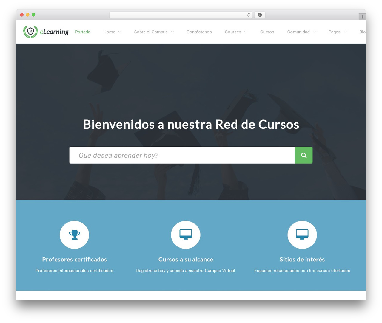 WordPress theme eLearningWP - reddecursos.com WordPress theme eLearningWP - reddecursos.com
