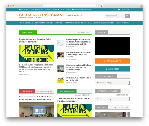 WordPress theme First Theme - gildaragusa.it