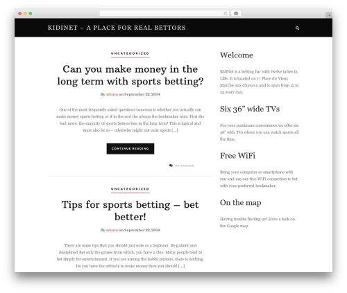 WordPress theme Floro - kidinet.fr