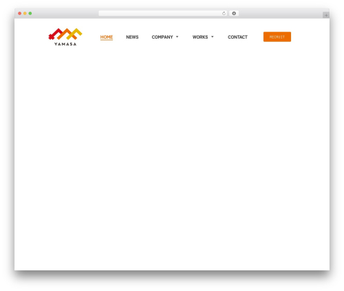 WordPress theme Hello Elementor - yamasa-kousan.com
