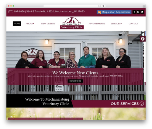 WordPress theme Parent Theme - mechanicsburgvetclinic.com