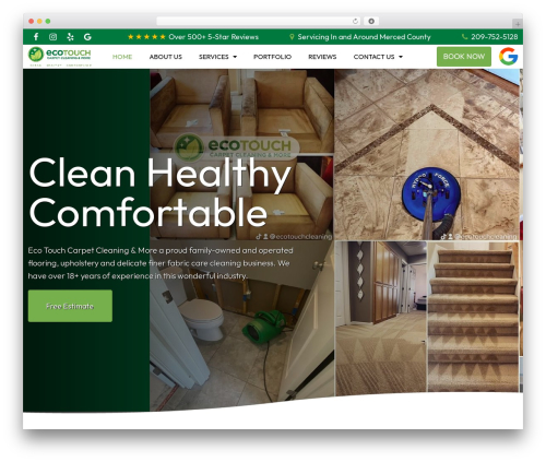WP Default WordPress theme - ecotouchcarpetcleaning.com