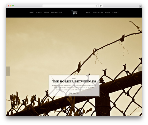 WP theme Samurai Responsive Theme - rudyruiz.com