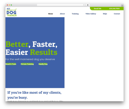 Beaver Builder Theme WP theme - mypersonaldogtrainer.com