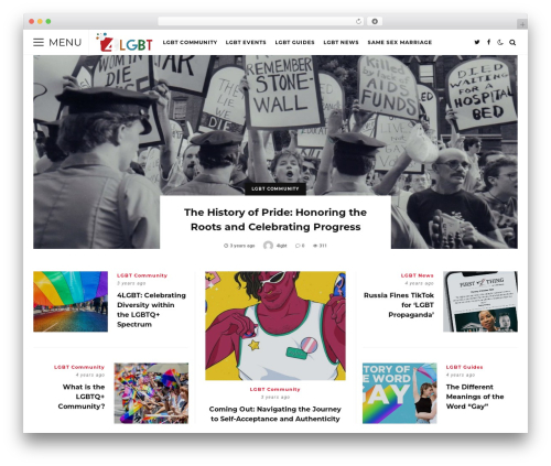 BuzzMag WordPress theme - 4lgbt.com