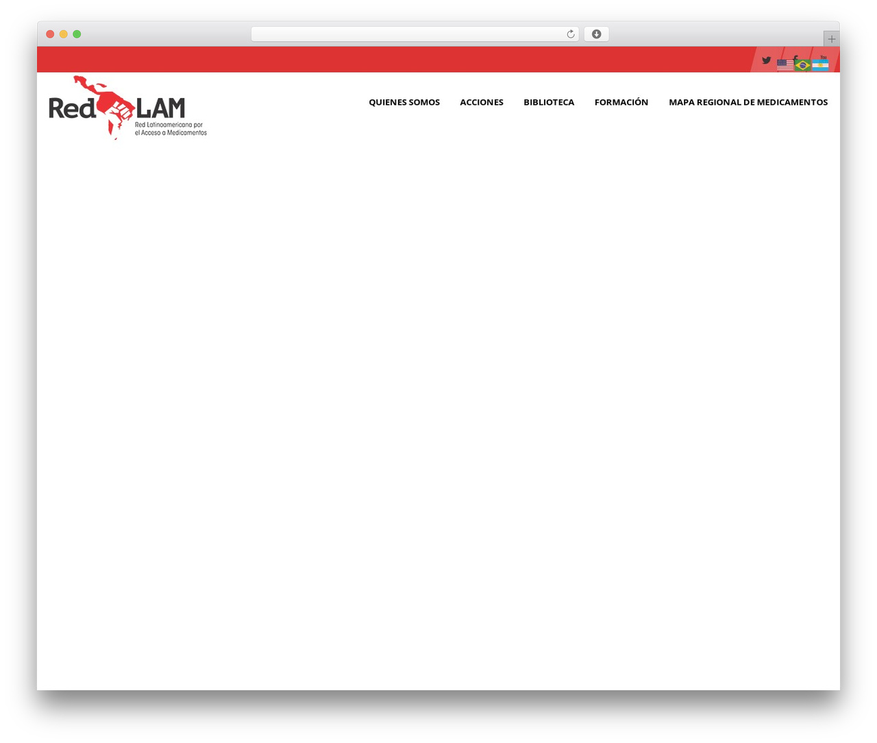 Cumulo WordPress theme - redlam.org