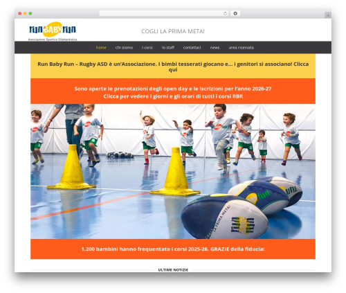 David & Goliath theme WordPress - runbabyrun.it
