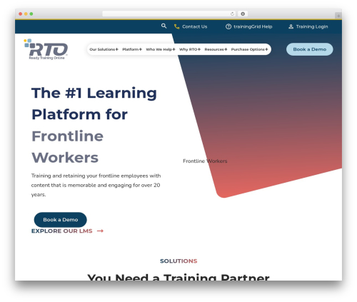 Divi WordPress restaurant theme - readytrainingonline.com