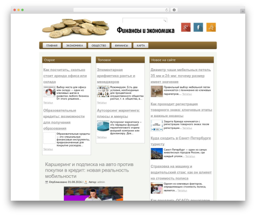 ekofi WordPress theme - redkidz.ru