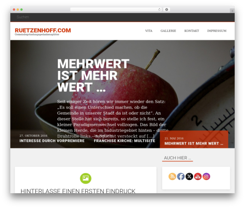 Everal WordPress theme - ruetzenhoff.com