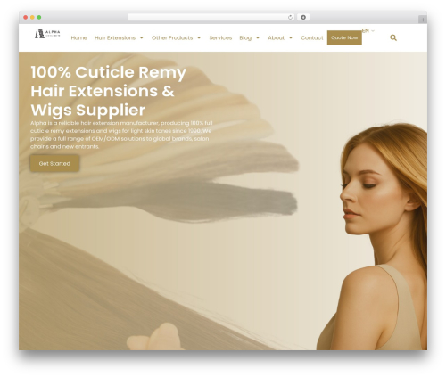 Quickcreator WordPress plugin - www.alphahairextension.com