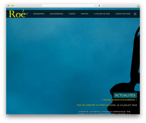JamSession theme WordPress - roemusic.net