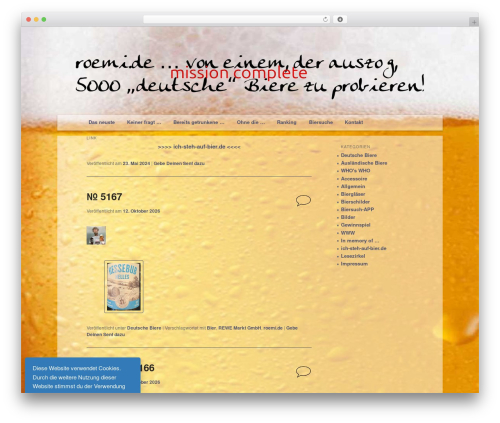 MyChildTheme theme WordPress - roemi.de