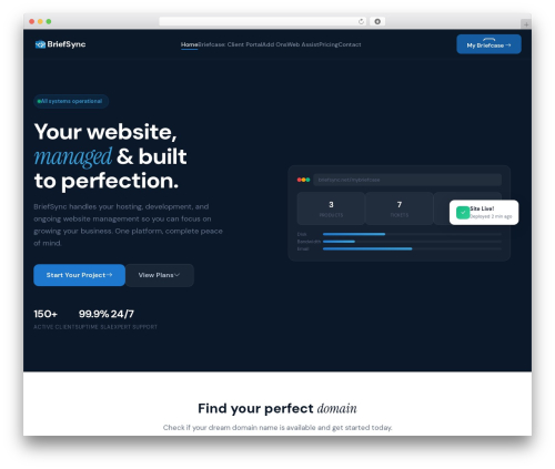 PHOX WordPress theme - briefsync.net
