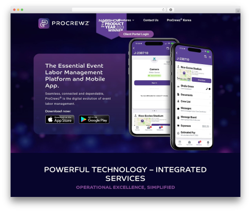 Procrewz WordPress theme - procrewz.com