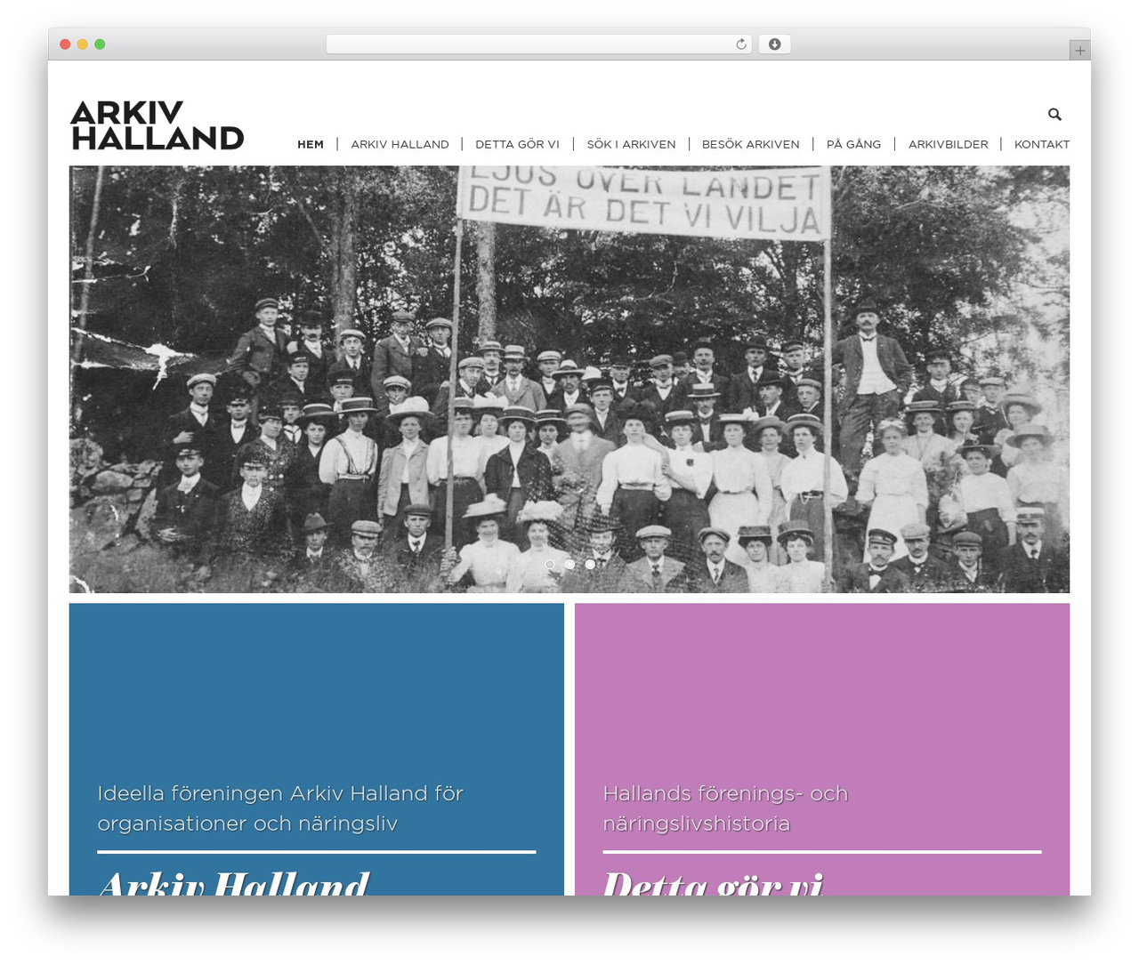 Theme WordPress The Sceleton theme - arkivhalland.se