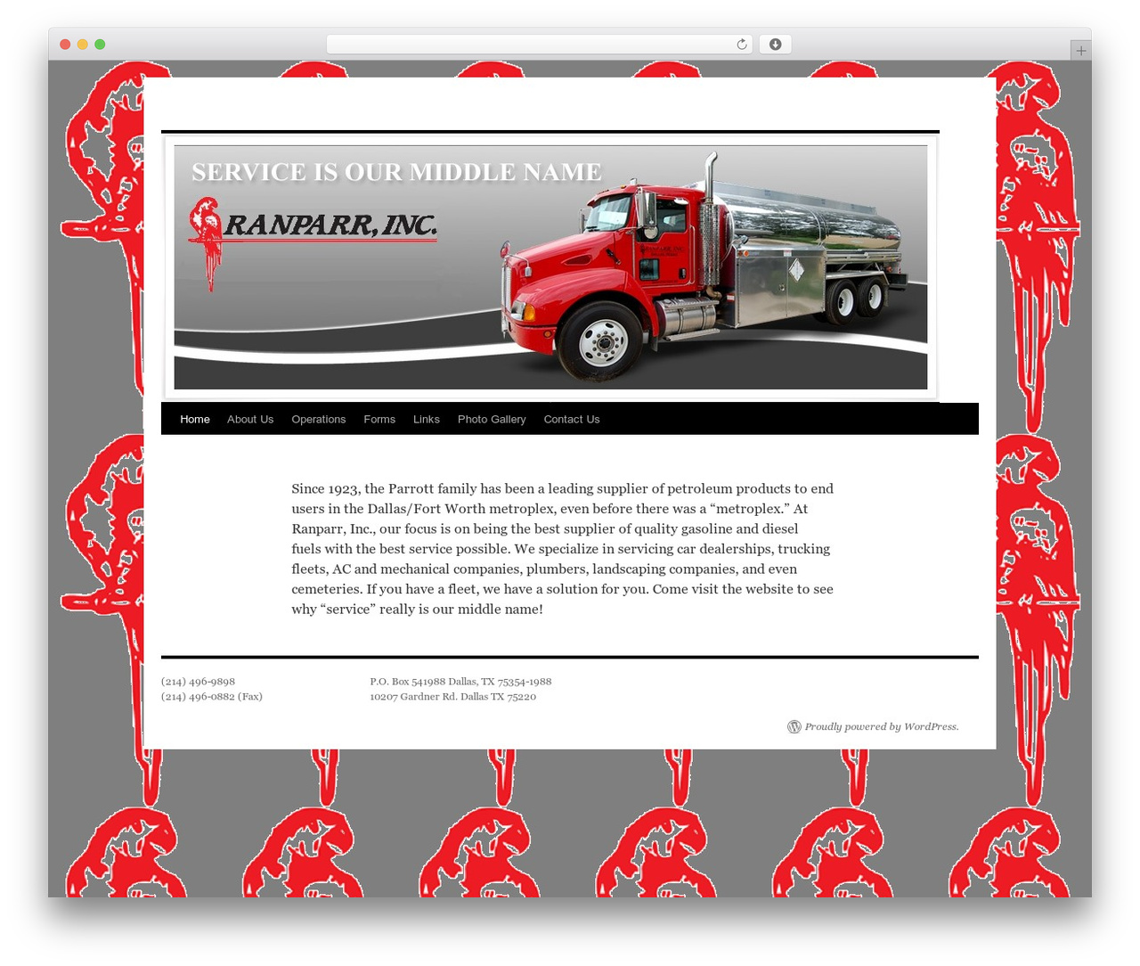 Twenty Ten WordPress theme - ranparr.com