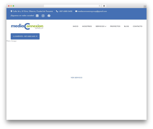Webteck WordPress theme design - mediaconnexiongroup.com