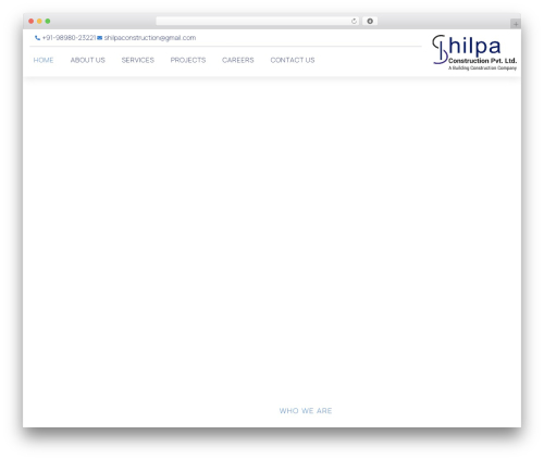 WordPress theme Bitcode Infotech - shilpaconstruction.com