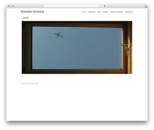 WordPress theme Flexible - rudinahoxhaj.net