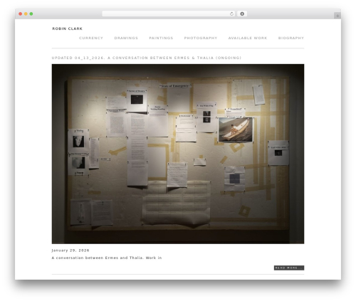 WordPress theme Illustration Responsive Theme - robinclark.com