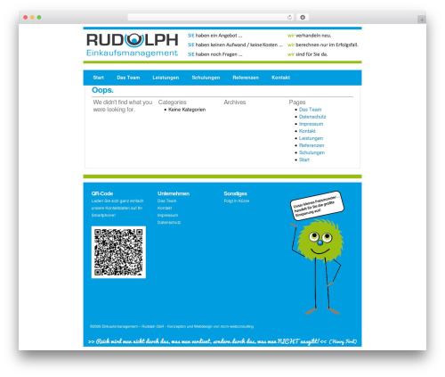 WordPress theme Rudolph GbR - rudolphgbr.com