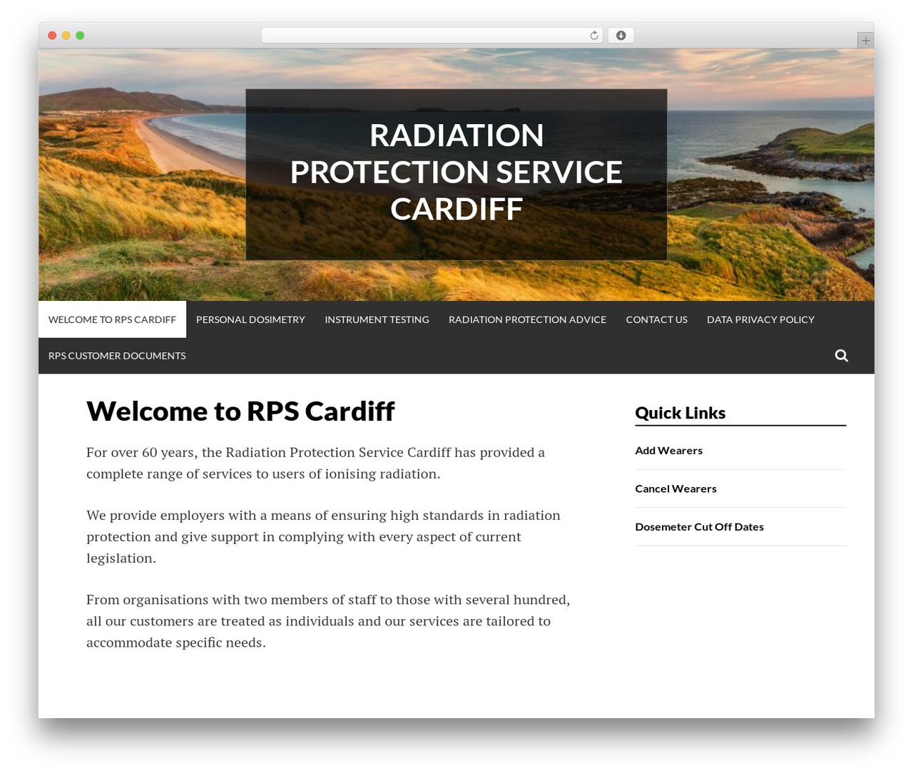 WordPress theme Simone - rpscardiff.co.uk