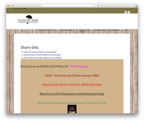 X email mailchimp WordPress plugin - rainycamp.org
