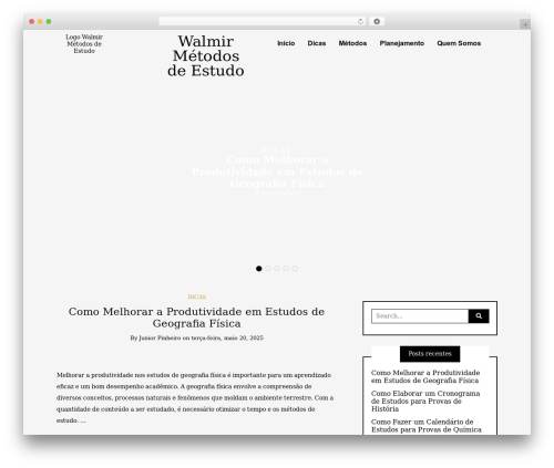 Writee WordPress theme - walmirmetododeestudo.com