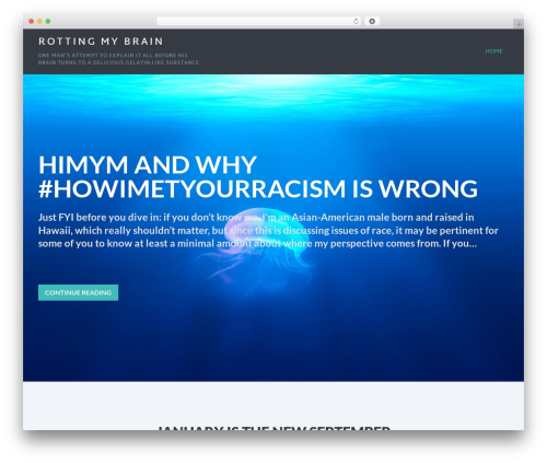 Baton WordPress theme - rottingmybrain.com