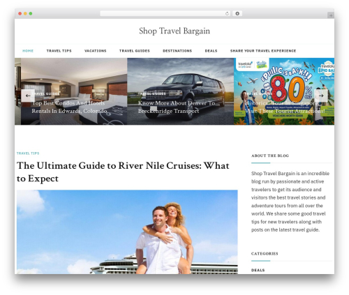 Chic Lite WordPress theme - shoptravelbargain.com Chic Lite WordPress theme - shoptravelbargain.com