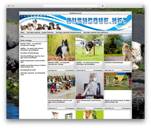 Exact WordPress theme - rushcove.net