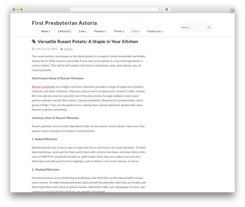 fFashion theme WordPress - firstpresbyterianastoria.org