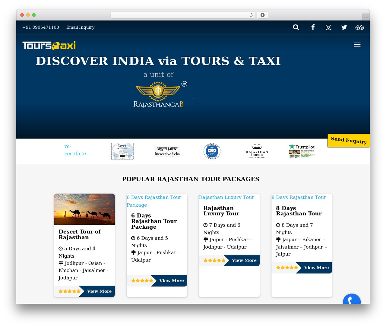 Go Explore! WordPress hotel theme - toursandtaxi.com