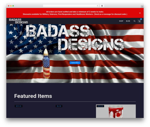 pinkmart WordPress website theme - badassdesigns.net