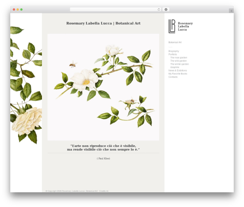 Sideshow premium WordPress theme - rosemarylucca.com