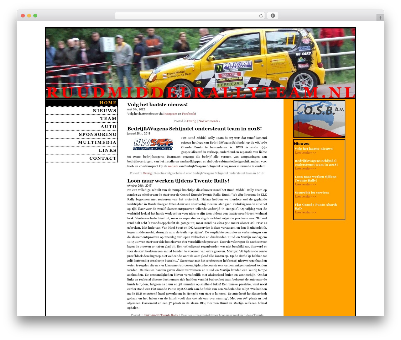Theme WordPress Rmrt - ruudmiddelrallyteam.nl Theme WordPress Rmrt - ruudmiddelrallyteam.nl