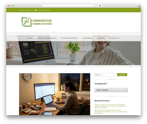 Theme WordPress Onsen - communicationtrainingsolutions.com