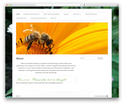 Tiny Forge WordPress theme design - reveriebee.org