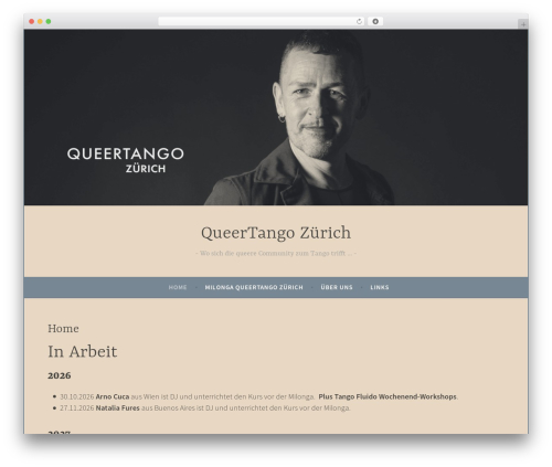 Visual elements WordPress plugin - queertango.ch
