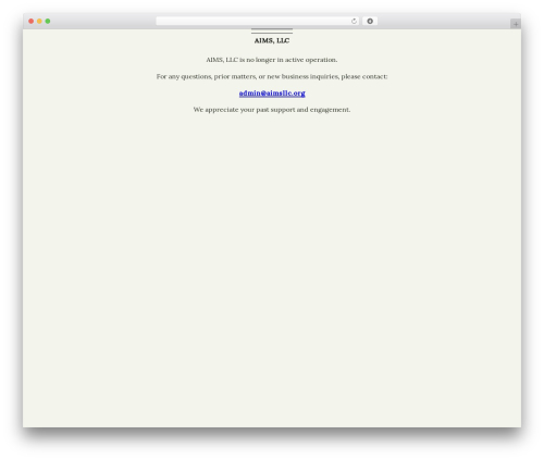 WordPress theme Elyn - aimsllc.org