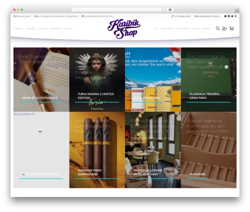 WordPress theme Web-Elements - karibik-shop.ch