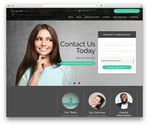 Brian Bell, DDS Theme best WordPress theme - brianbelldds.com