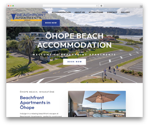 Divi WordPress theme - beachpointapartments.co.nz