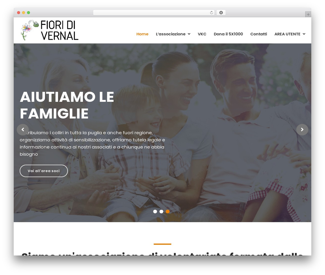 Humane WordPress theme - fioridivernal.org