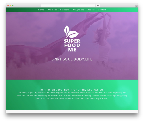 Mega Theme WP theme - super-food-me.com