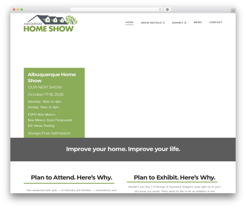 Redcountdown WordPress plugin - abqhomeshows.com