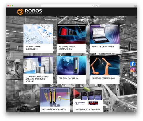 Robos WordPress theme - robos.pl