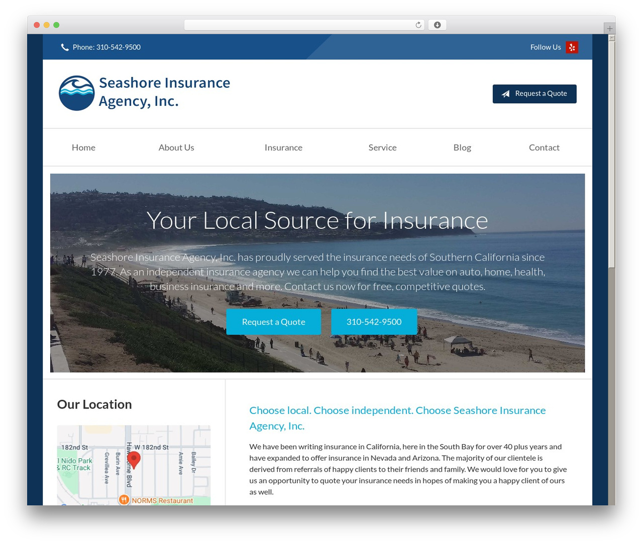 Theme WordPress SB5 - seashoreins.com Theme WordPress SB5 - seashoreins.com